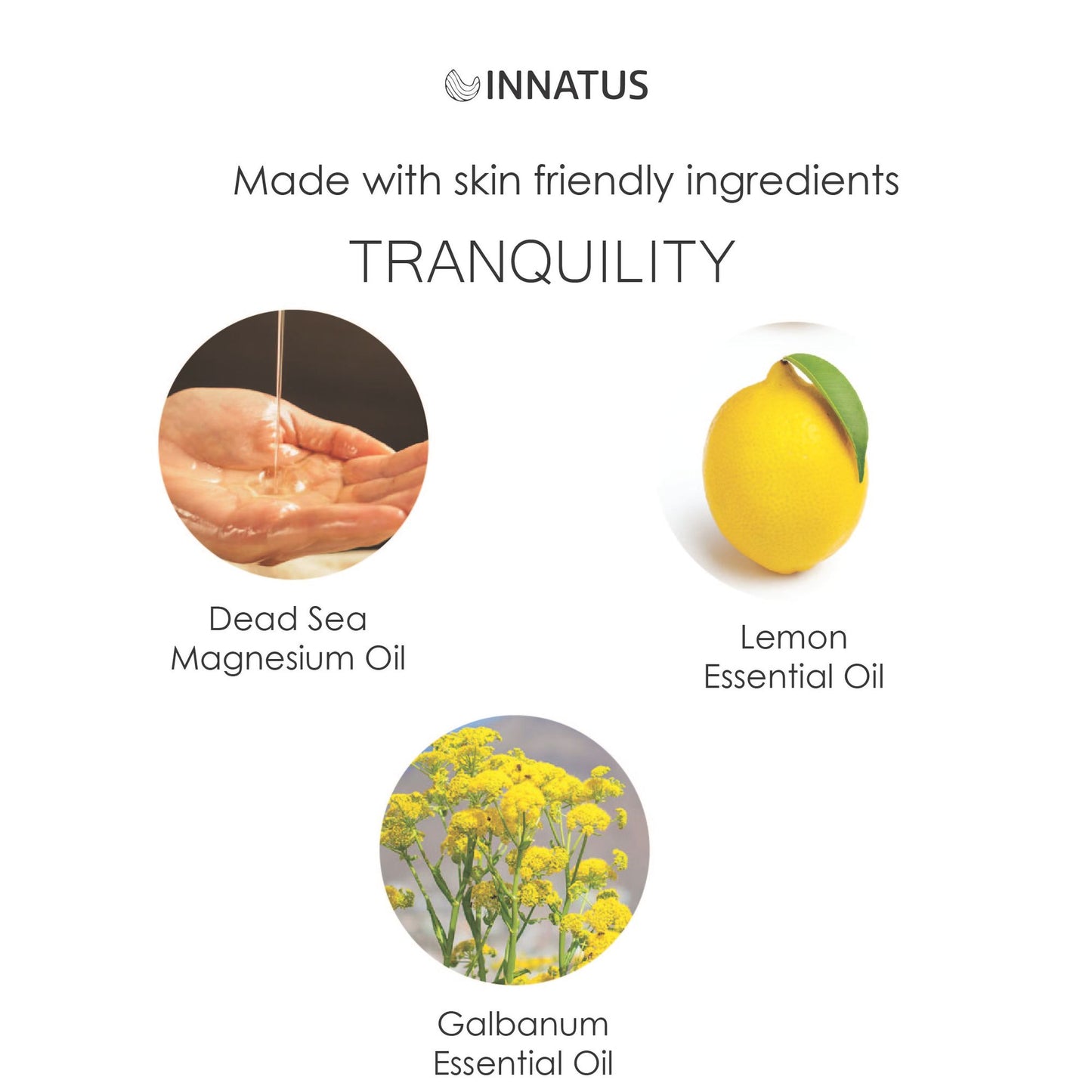 "Natural Dead Sea Magnesium Tranquility Oil – 4oz Topical Oil for Relaxation & Muscle Relief – Infused with Lemon & Galbanum Oils for Skin Hydration & Stress Reduction " - Clothes For Her Online Store