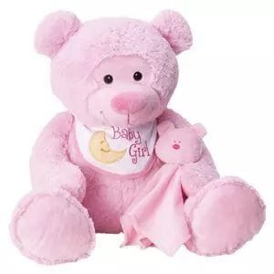 Deluxe Welcome Home Precious New Baby Girl Basket-Pink