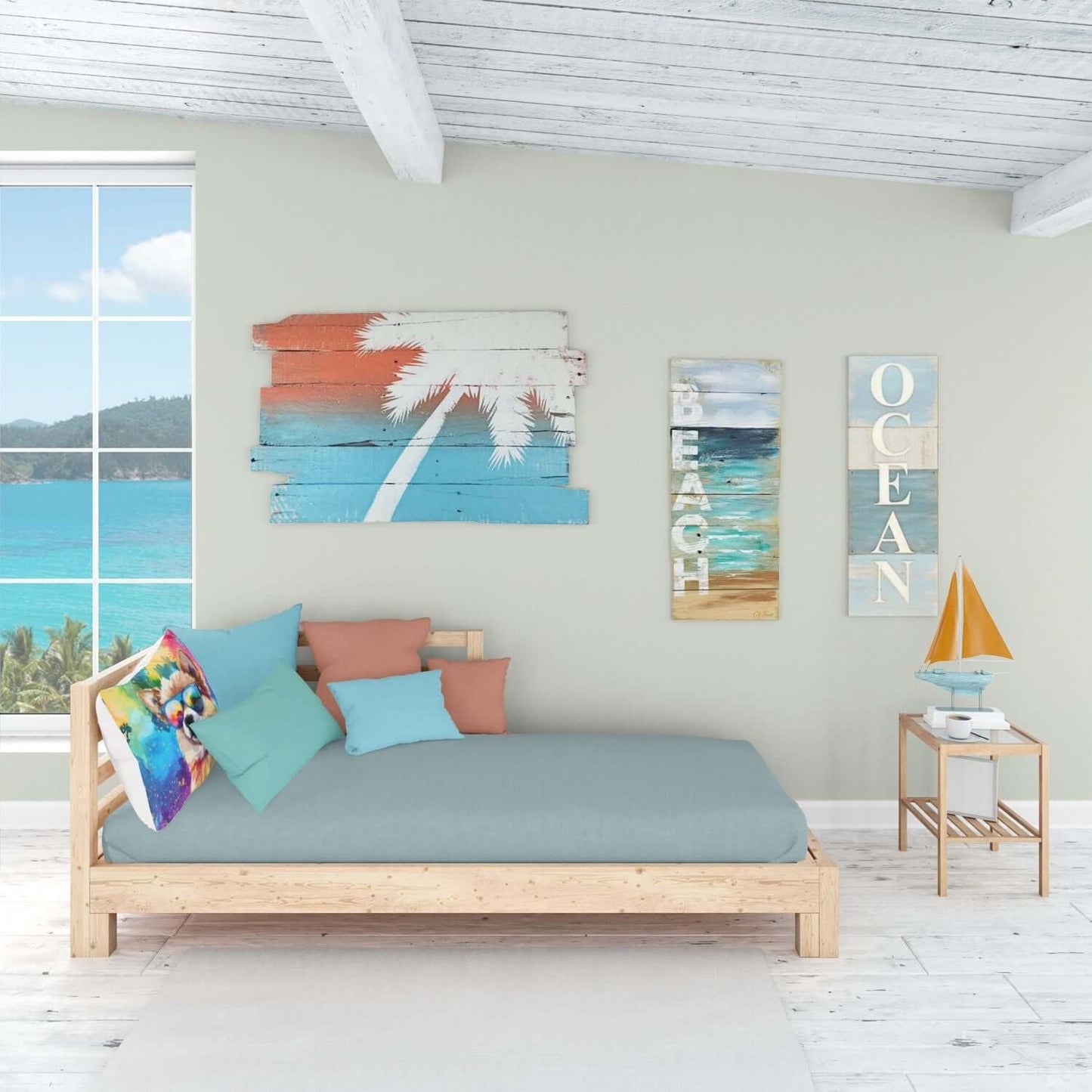 Pomeranian Hippie Dawg Standard Pillowcase Lightweight Super Soft Easy Care Decorative Artwork Pillowcase, Standard