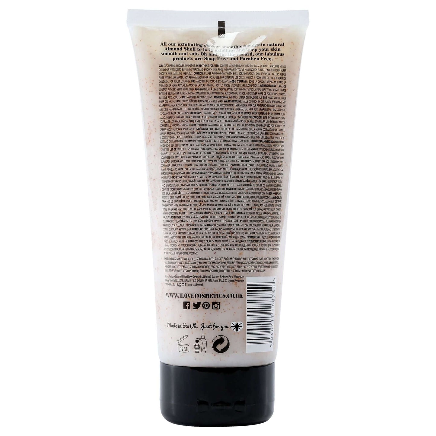 Exfoliating Shower Smoothie - Coconut and Cream