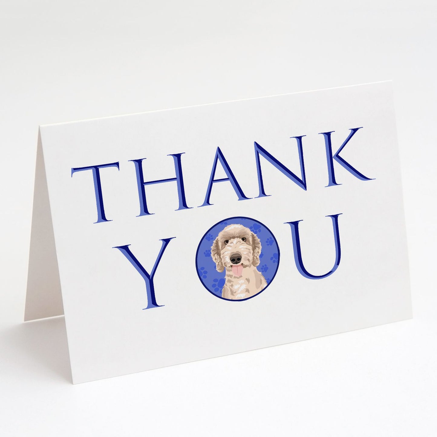Doodle Fawn #5 Thank You Greeting Cards Pack of 8 Blank Cards with Envelopes Whimsical A7 Size 5x7 Blank Note Cards
