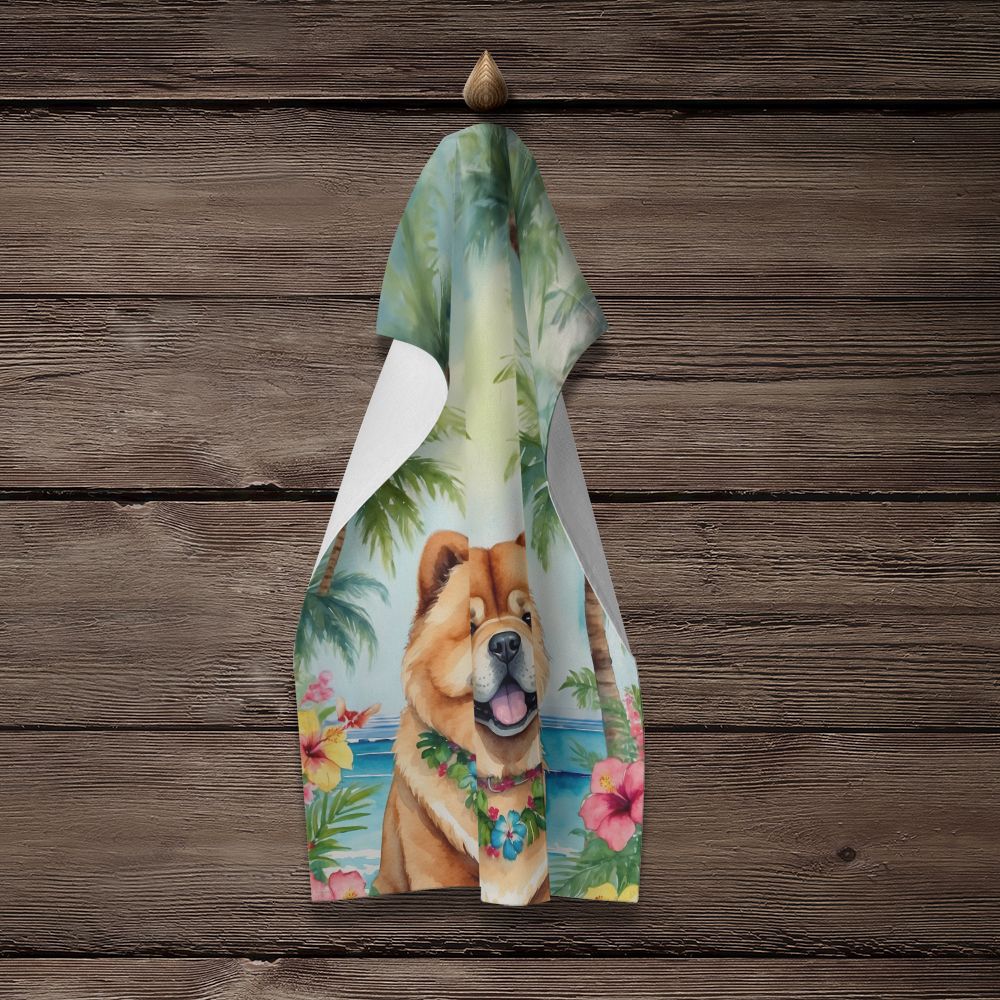 Chow Chow Luau Kitchen Towel Dish Cloths Guest Hand Towel Decorative Bathroom Towel for Face,Tea, Dishcloth, Kitchen and Bath