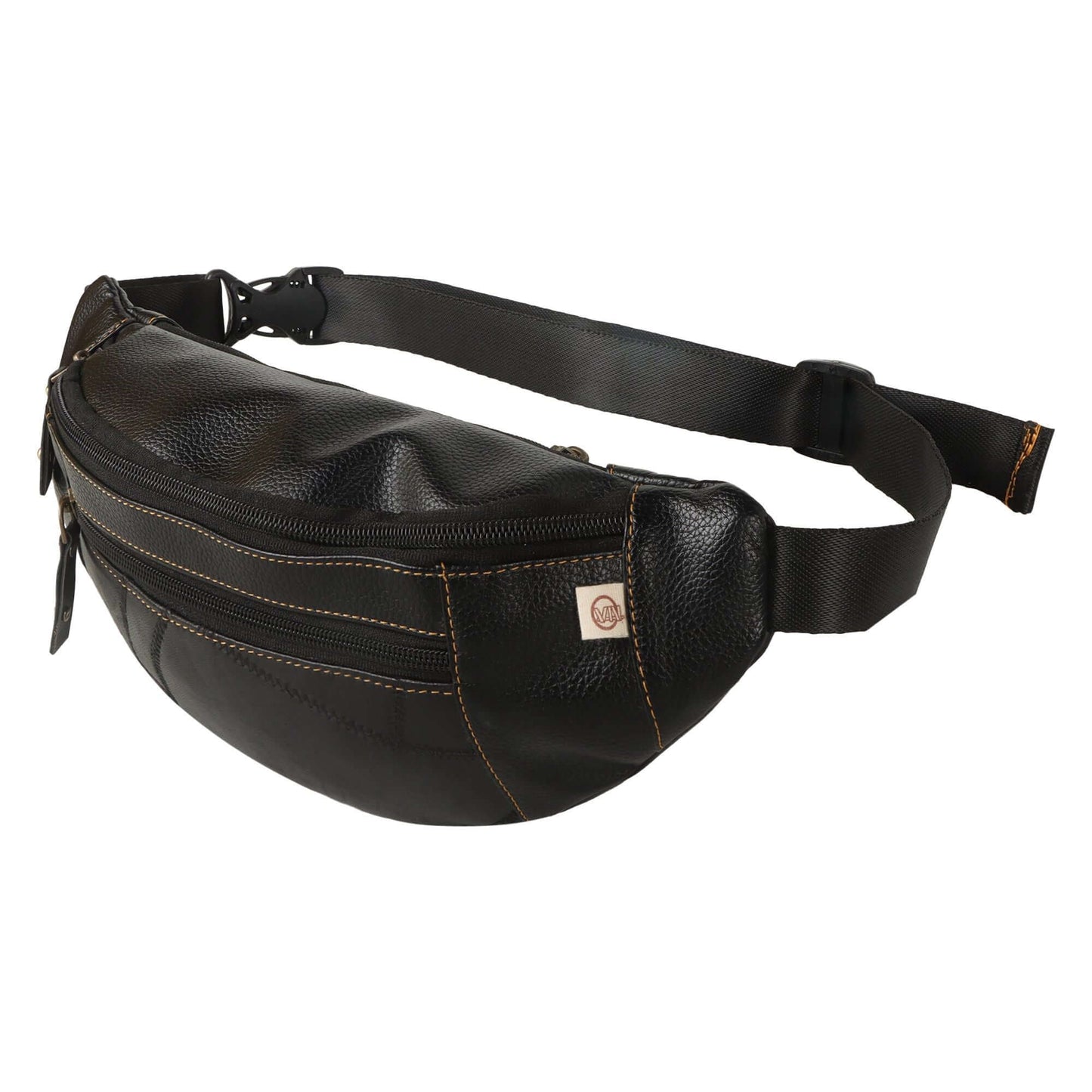 VAAN & CO. - Fanny Pack with Front Pocket in Black