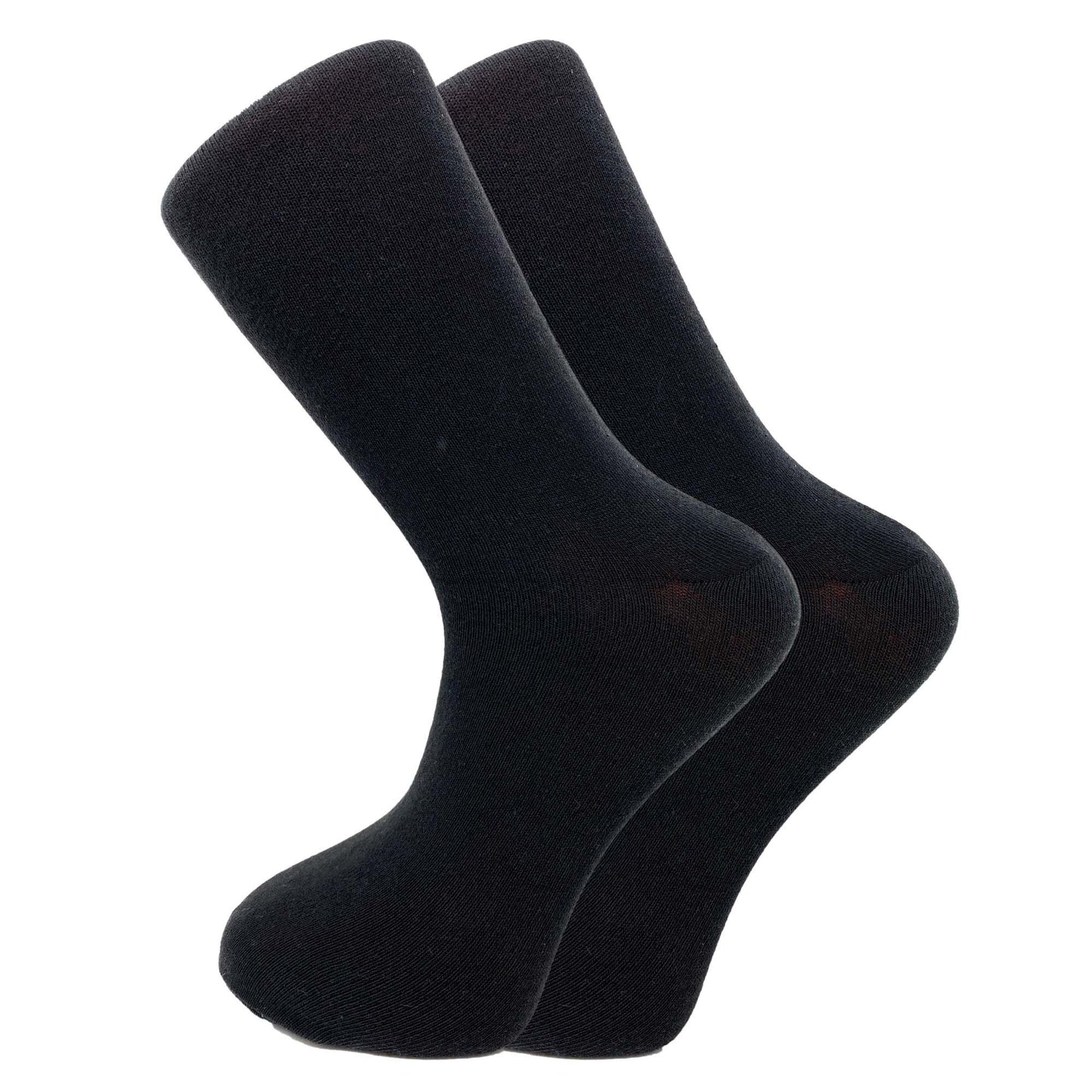 Men's Cotton Crew Dress Socks 5 Pairs Business Casual Moisture-Wicking