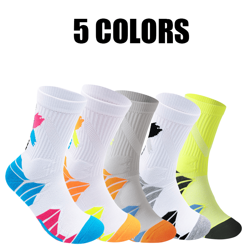 For Men Compression Running Socks Athletic Socks With Cushion Basketball Sport Socks Anti-odor And Anti-slip For Running Fitness Hiking And Cycling - Clothes For Her Online Store