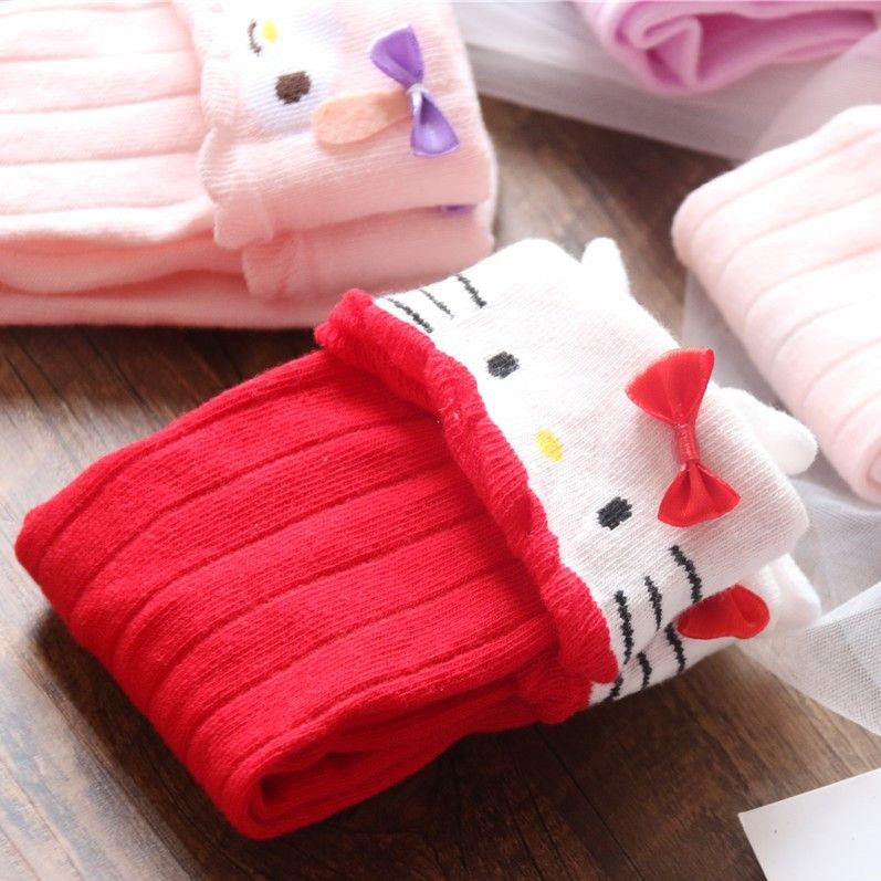 Fashion Sanrio Women's Socks Autumn and Winter Harajuku Kawaii Cute Flanging Girls Socks Lolita Cotton Socks Women Jk Stockings