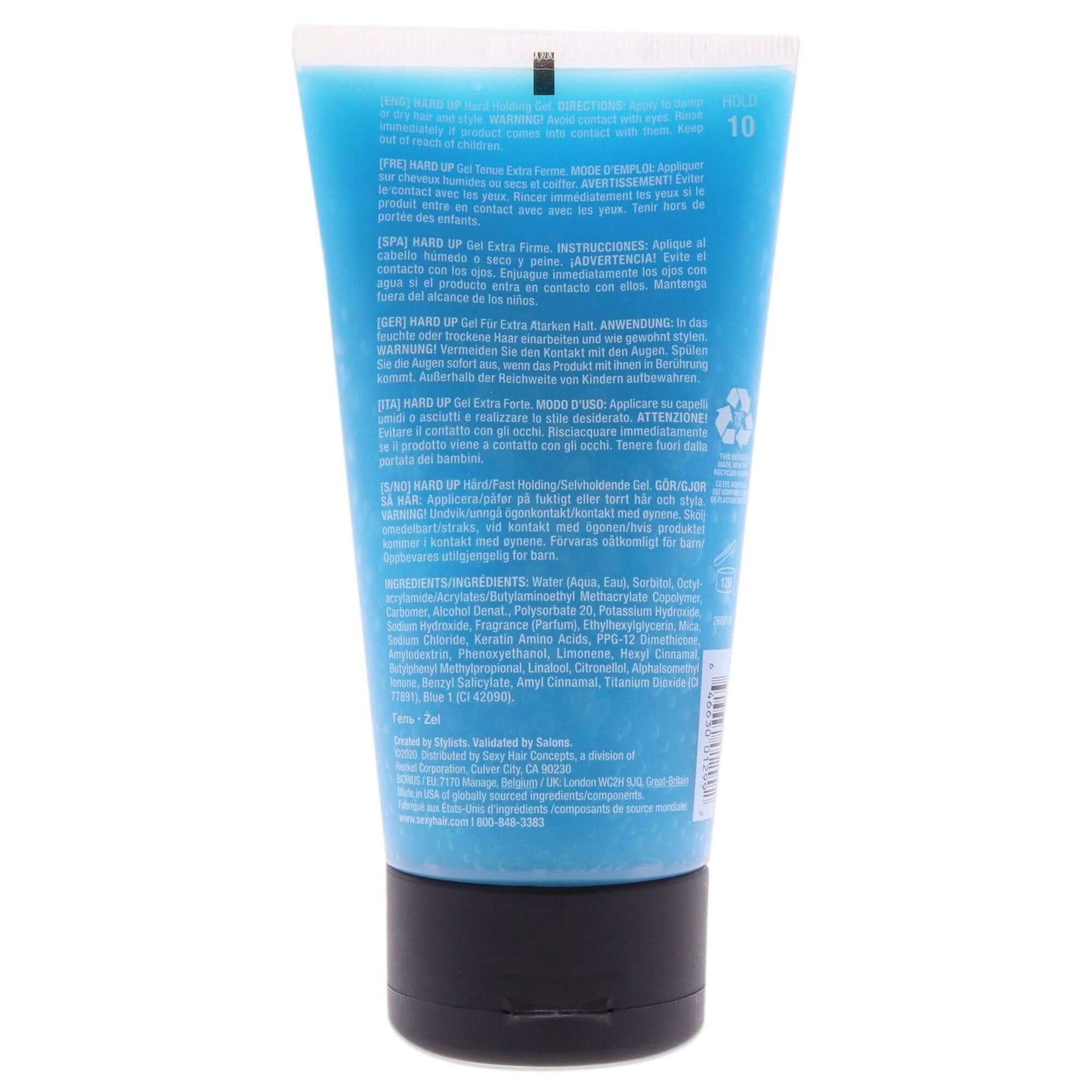 Style Sexy Hair Hard Up Hard Holding Gel by Sexy Hair for Unisex - 5.1 oz Gel