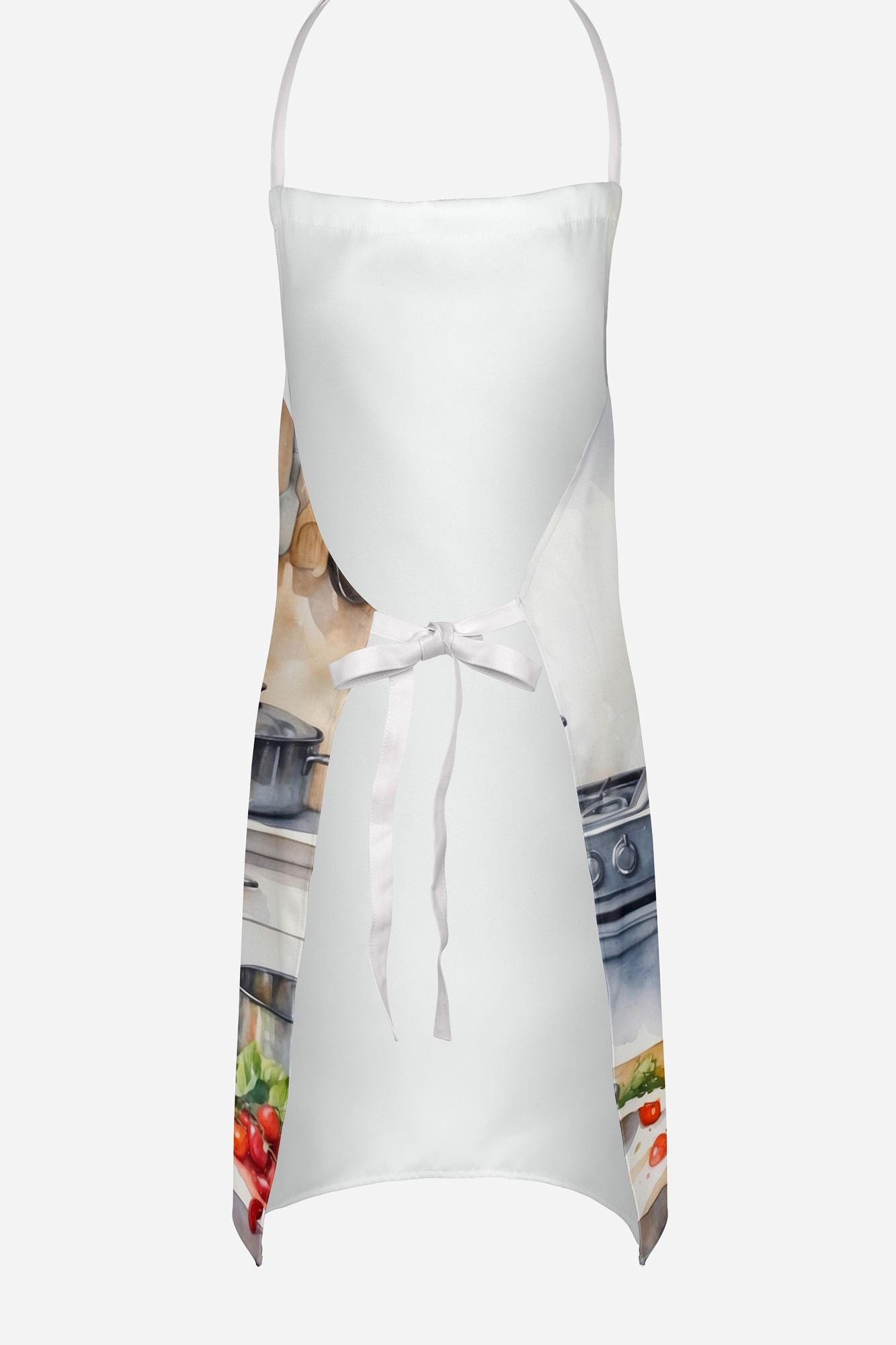 English Bulldog The Chef Apron Cooking Kitchen Server Baking Crafts Gardening for Adult Women Men, Unisex, Large, Multicolor