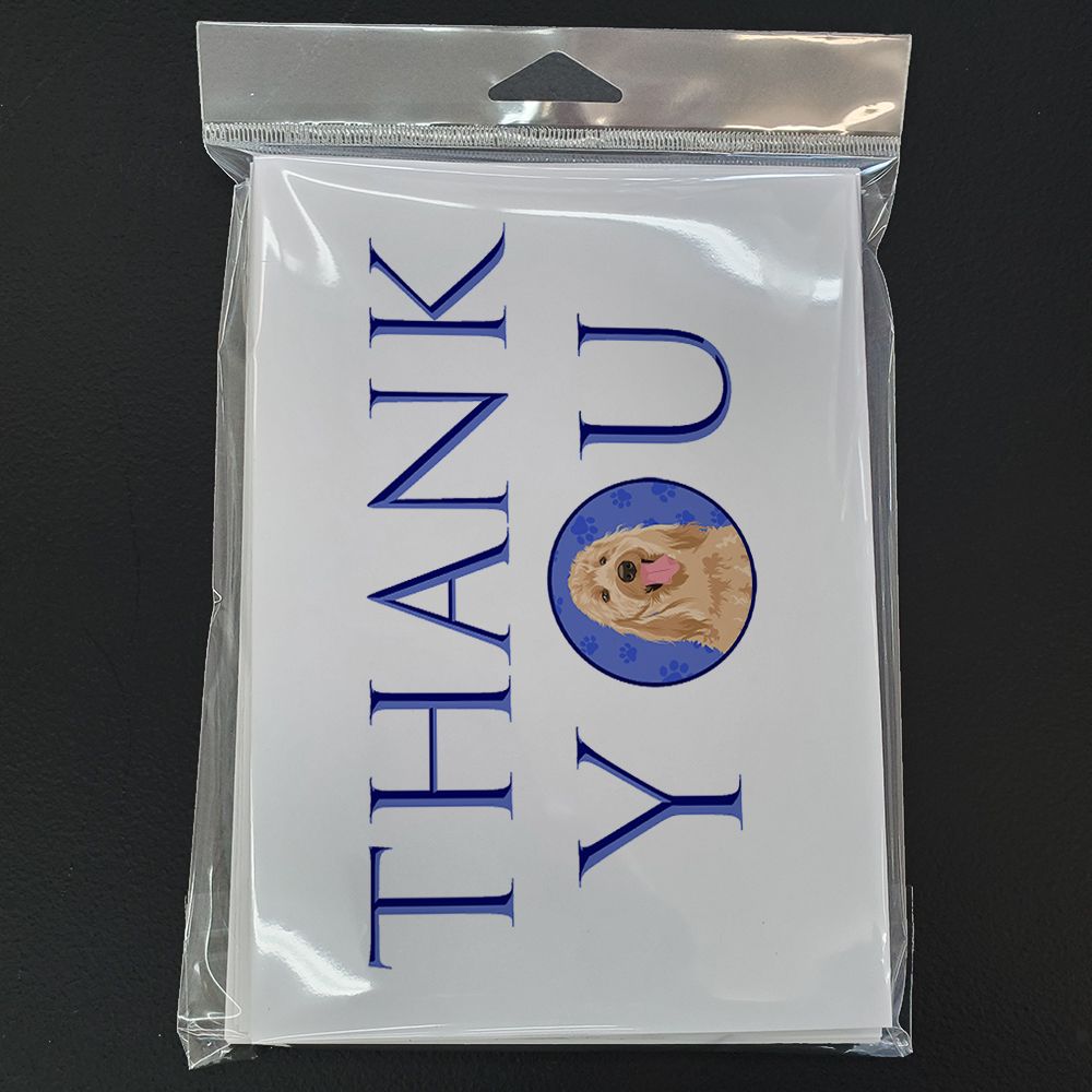 Doodle Fawn #3 Thank You Greeting Cards Pack of 8 Blank Cards with Envelopes Whimsical A7 Size 5x7 Blank Note Cards