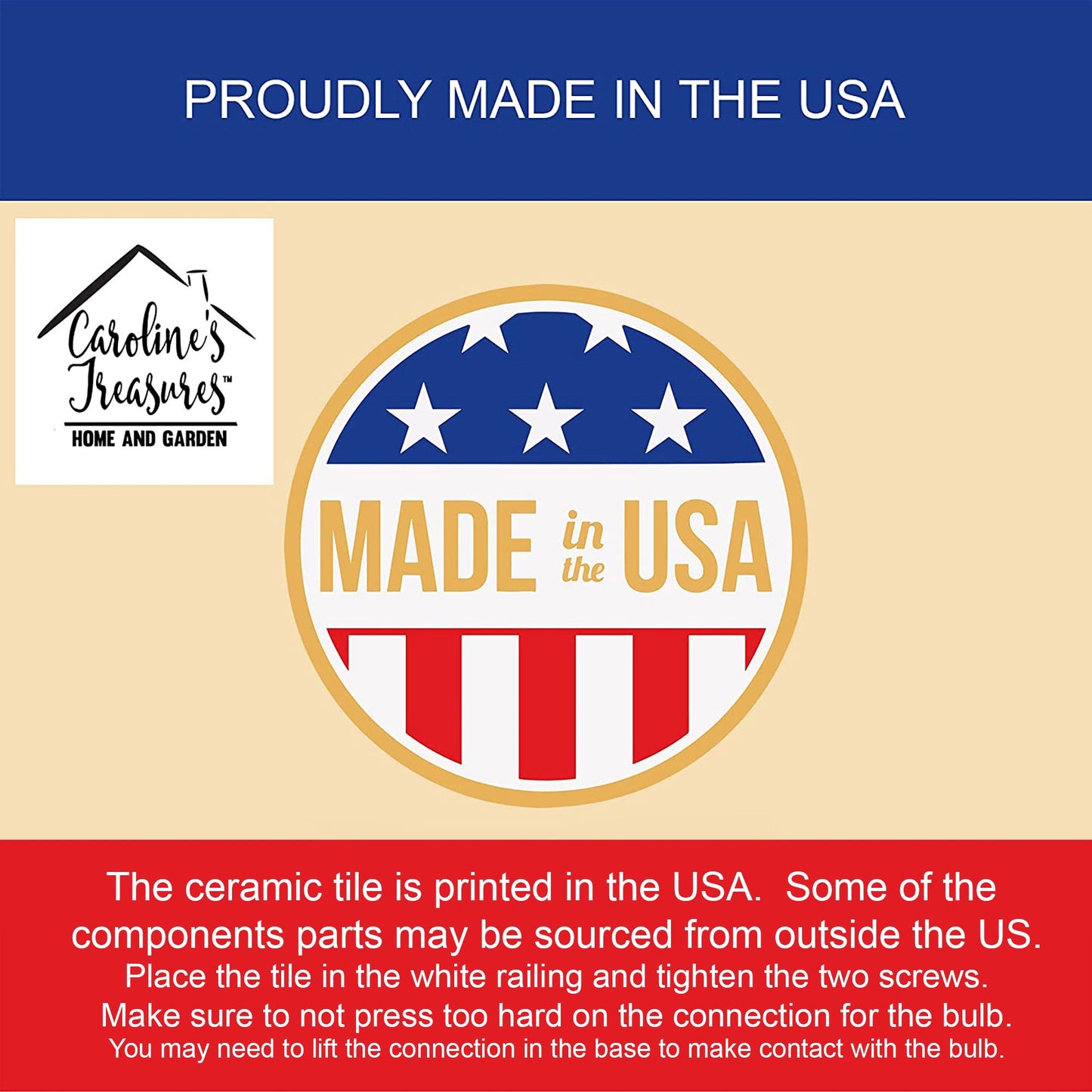 NEW Coton de Tulear Luau Ceramic Night Light Compact, UL-Certified, Ideal for Bedroom, Bathroom, Nursery, Hallway, Kitchen, 6x4x3, Multicolor