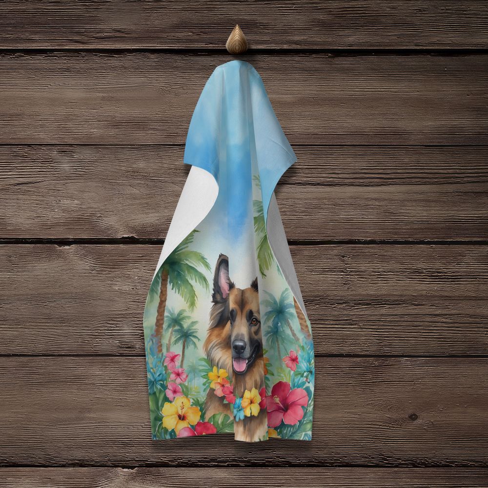 Belgian Tervuren Luau Kitchen Towel Dish Cloths Guest Hand Towel Decorative Bathroom Towel for Face,Tea, Dishcloth, Kitchen and Bath