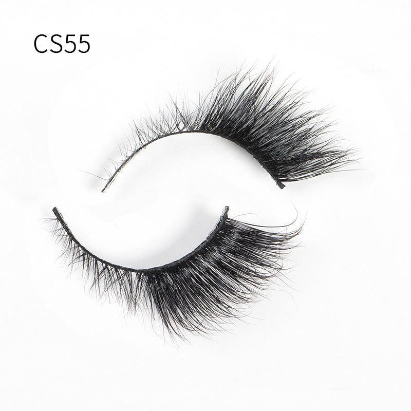 Handgemaakte Mink Wimpers Soft Curl Gevleugelde End Oog Langwerpige Valse Wimpers Dikke Kruis Natuurlijke Fake Lash Nieuwe Makeup Tools Groothandel - Clothes For Her Online Store
