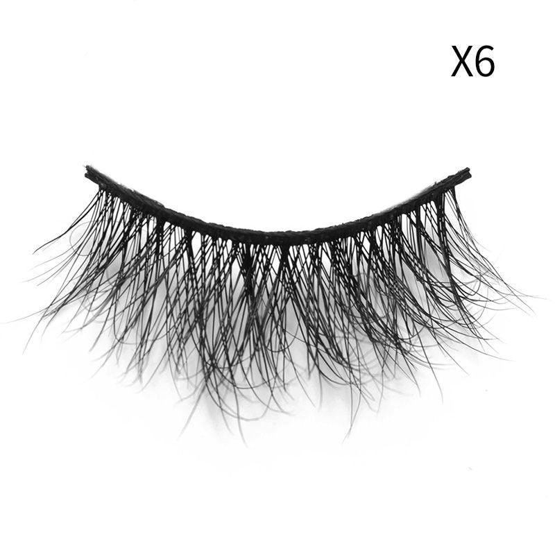 Nieuwe 1 Paar Mink Wimpers Gevleugelde Natuurlijke Lange Wimpers Piekerige Thicky Lash Handgemaakte Zwarte Wimper Half Lash Voor Wimper Extension - Clothes For Her Online Store