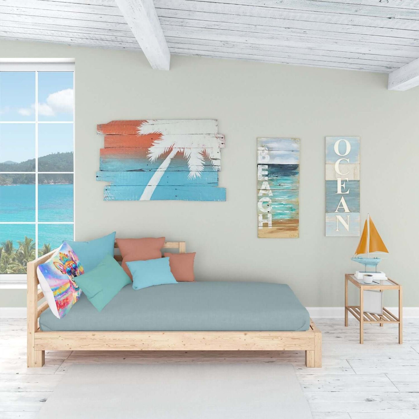 Pug Hippie Dawg Standard Pillowcase Lightweight Super Soft Easy Care Decorative Artwork Pillowcase, Standard