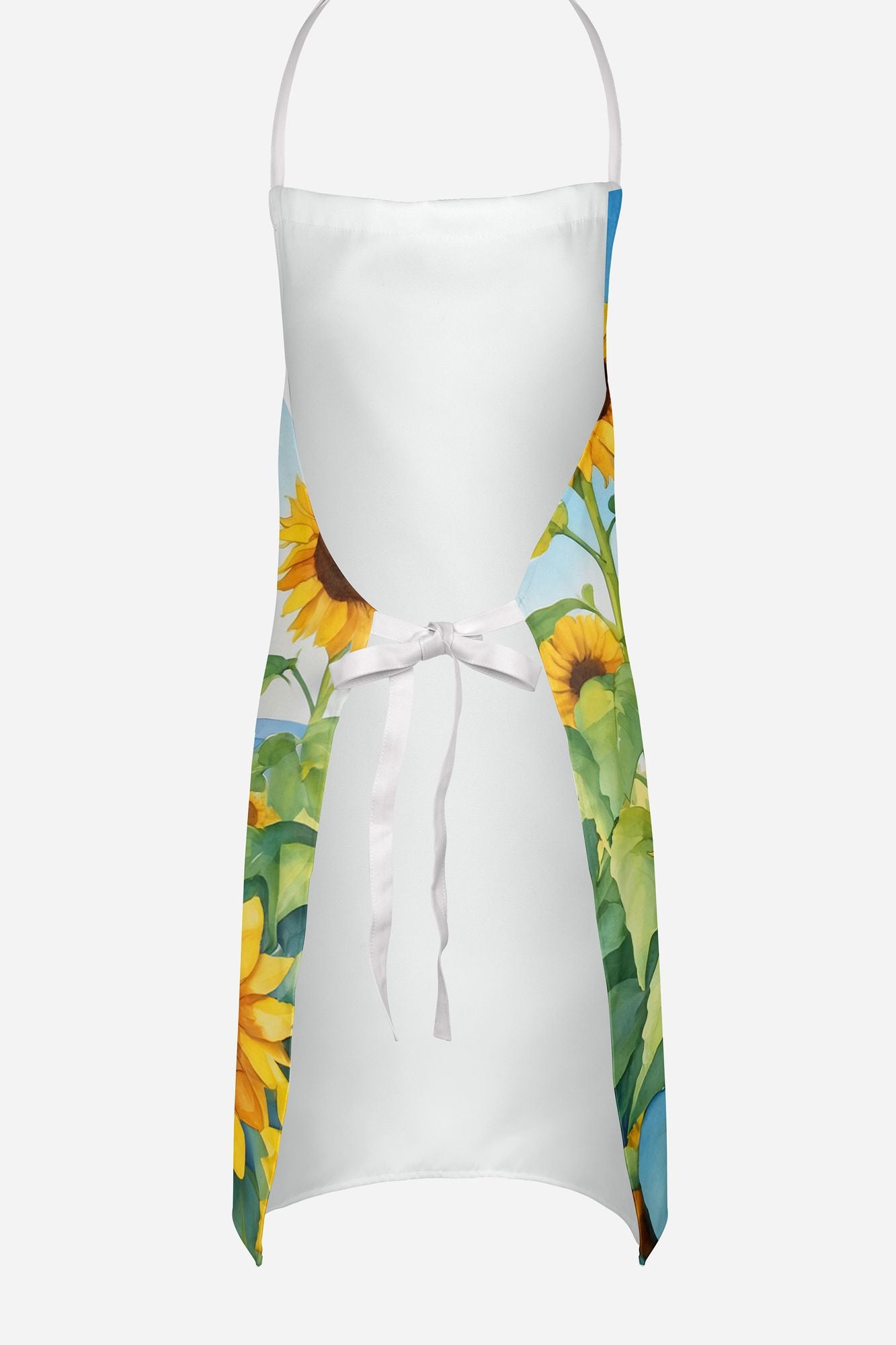 Labrador Retriever in Sunflowers Apron Cooking Kitchen Server Baking Crafts Gardening for Adult Women Men, Unisex, Large, Multicolor