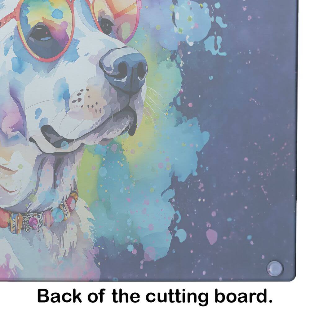NEW Hippie Dawg Glass Cutting Board Decorative Tempered Glass Kitchen Cutting and Serving Board Large Size Chopping Board