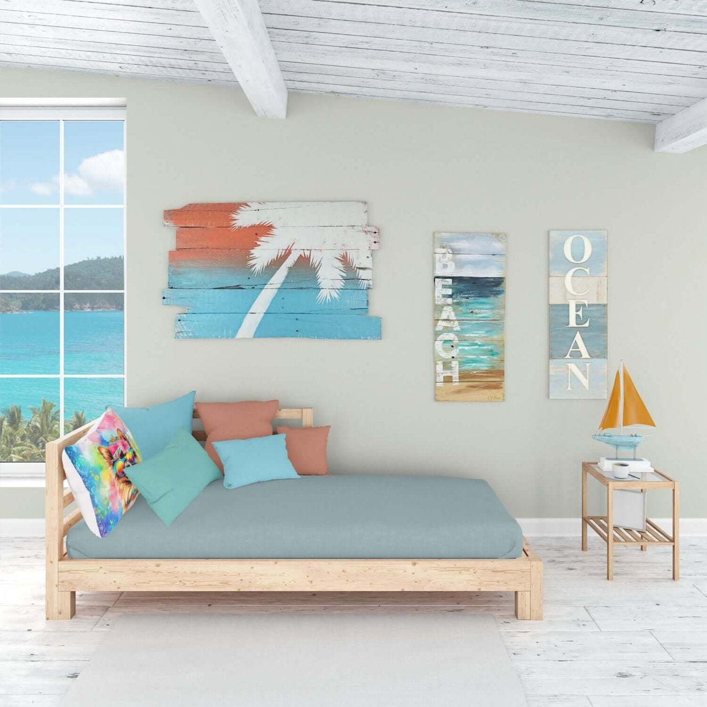 Pomeranian Hippie Dawg Standard Pillowcase Lightweight Super Soft Easy Care Decorative Artwork Pillowcase, Standard