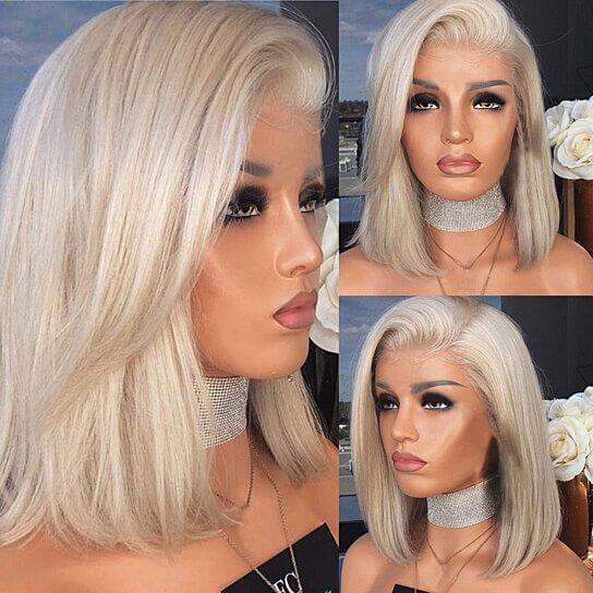 Women Side Parting Shoulder Length Straight Synthetic Hair Cosplay Wig - Clothes For Her Online Store