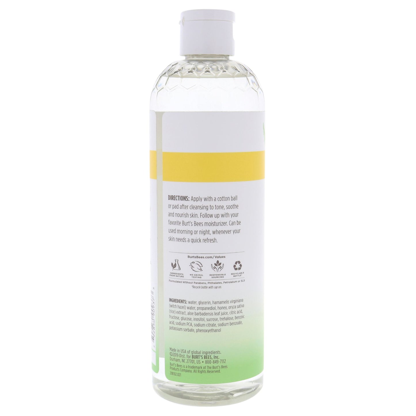 Sensitive Toner With Aloe Vera by Burts Bees for Unisex - 12 oz Toner