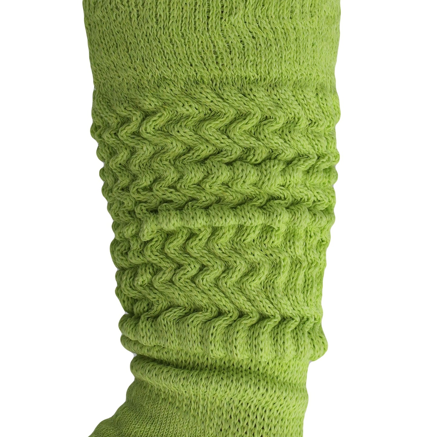 Slouch Socks for Women Extra Long Heavy Slouchy Scrunch Cotton Socks 1 Pair Shoe Size 5 to 10