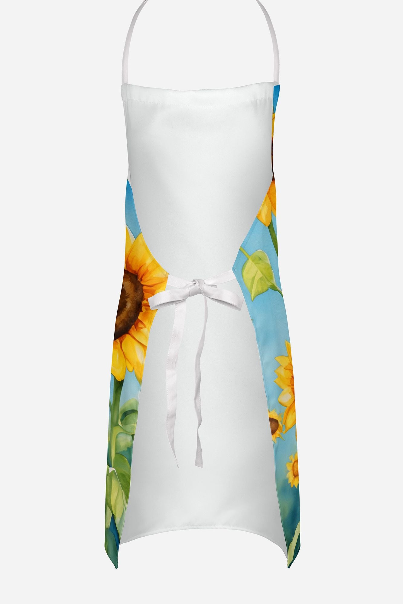 Chihuahua in Sunflowers Apron Cooking Kitchen Server Baking Crafts Gardening for Adult Women Men, Unisex, Large, Multicolor