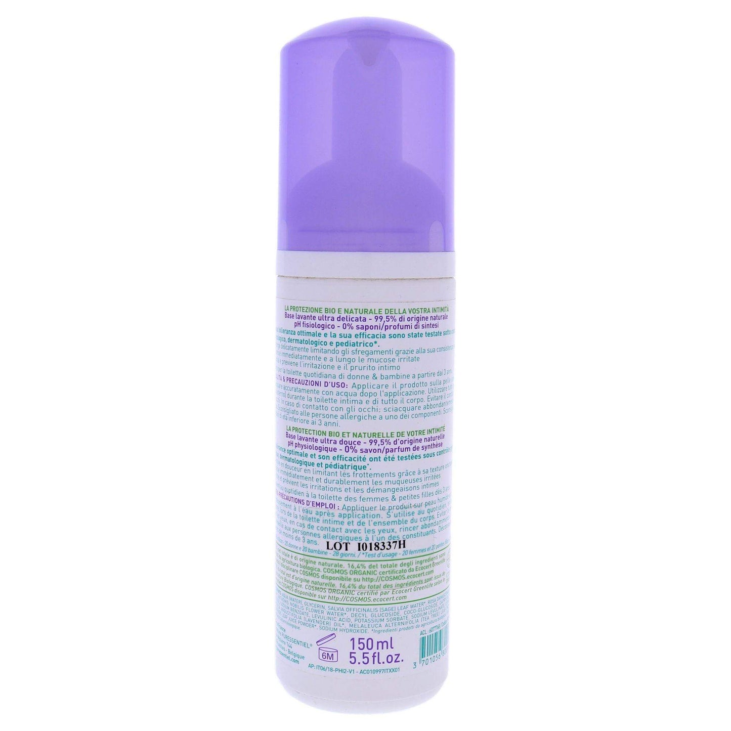 Intimate Hygiene Gentle Cleansing Foam by Puressentiel for Women - 5.5 oz Foam