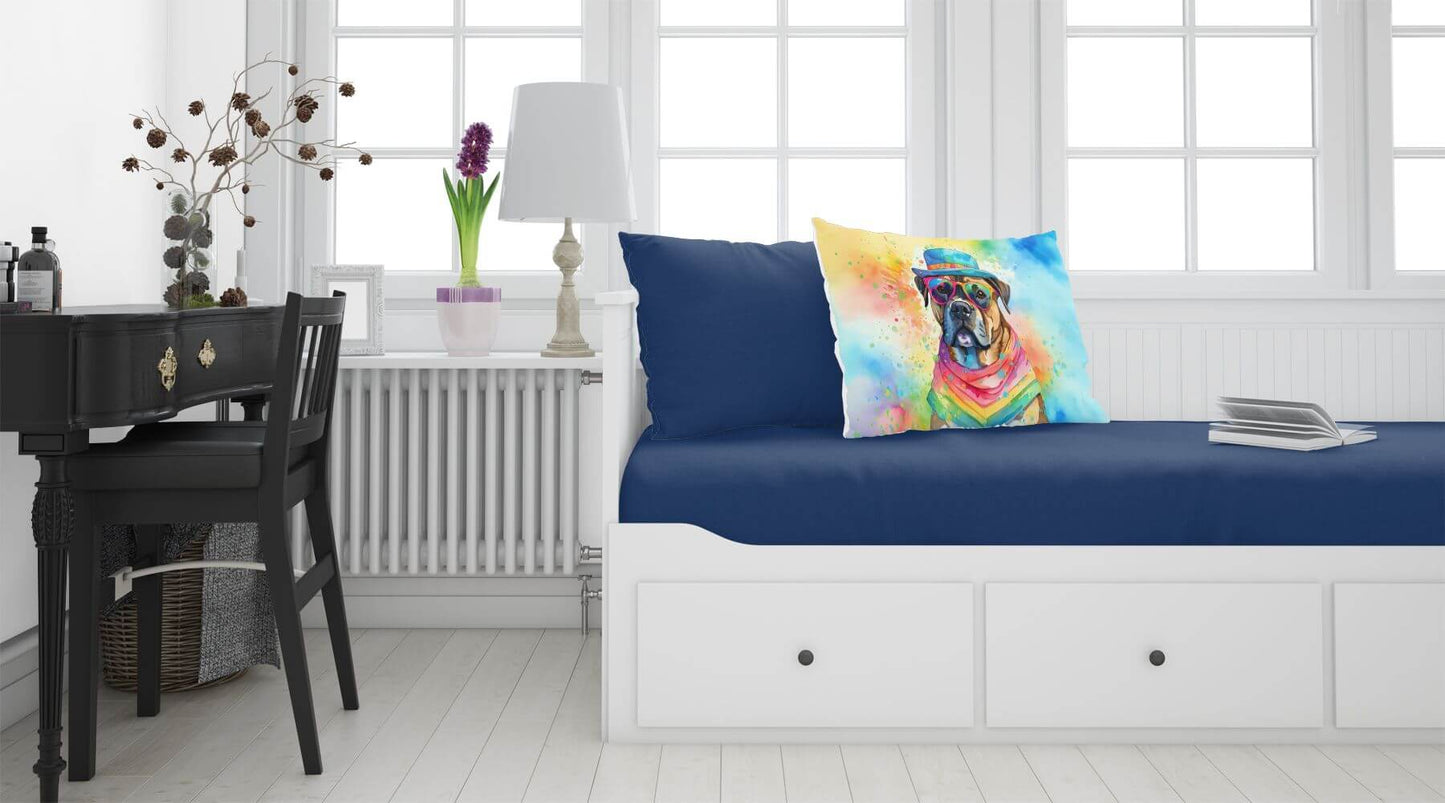 Cane Corso Hippie Dawg Standard Pillowcase Lightweight Super Soft Easy Care Decorative Artwork Pillowcase, Standard