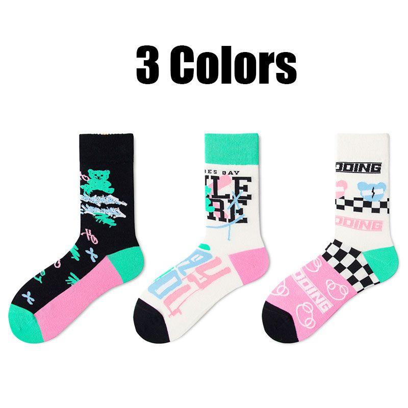 Womens Colorful Crew Socks Thin Soft Comfort Breathable Dress Socks Above Ankle Crew Socks For Business Casual. - Clothes For Her Online Store