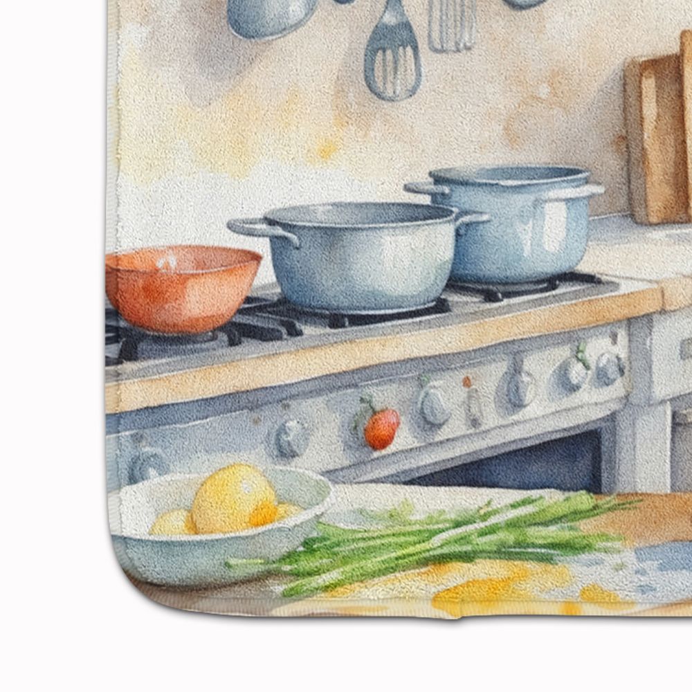 Bergamasco Sheepdog The Chef Memory Foam Kitchen Mat Machine Washable Anti-Fatigue Mat Cushion Comfort Bath Mat or Kitchen Rug