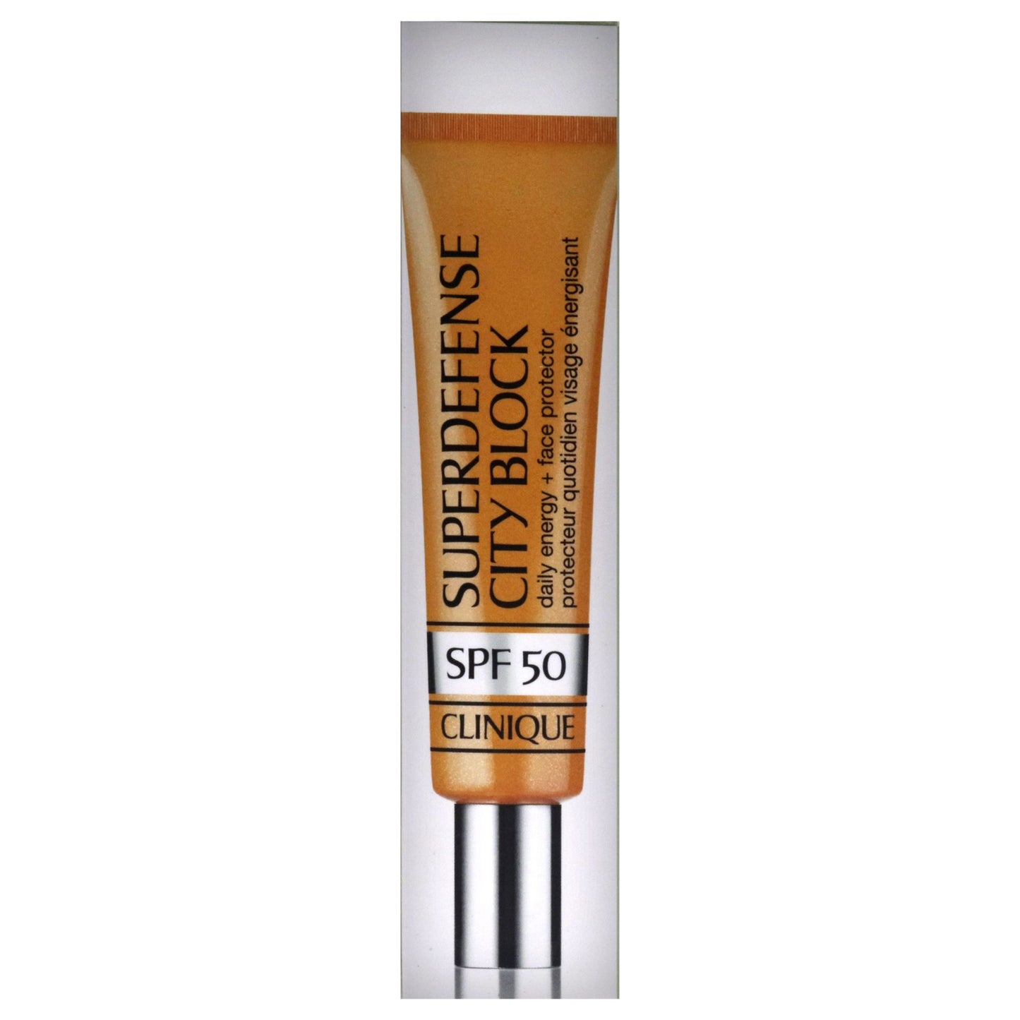 Superdefense City Block Daily Energy plus Face Protector SPF 50 by Clinique for Women - 1.4 oz Sunscreen
