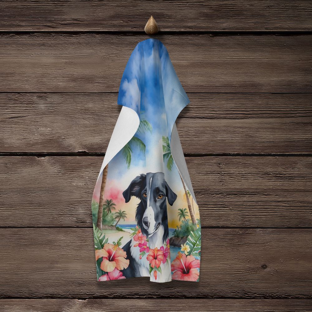 Borzoi Luau Kitchen Towel Dish Cloths Guest Hand Towel Decorative Bathroom Towel for Face,Tea, Dishcloth, Kitchen and Bath