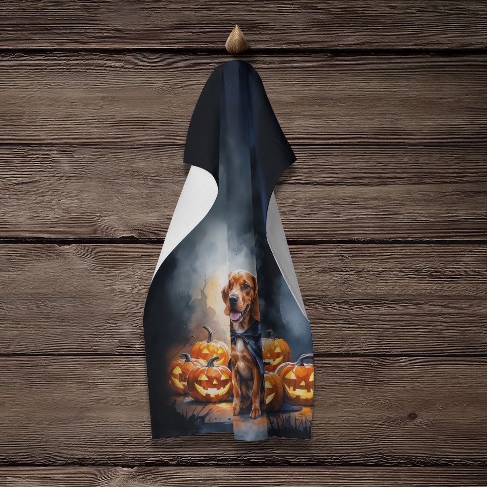 Vizsla Puppy Halloween Kitchen Towel Dish Cloths Guest Hand Towel Decorative Bathroom Towel for Face,Tea, Dishcloth, Kitchen and Bath