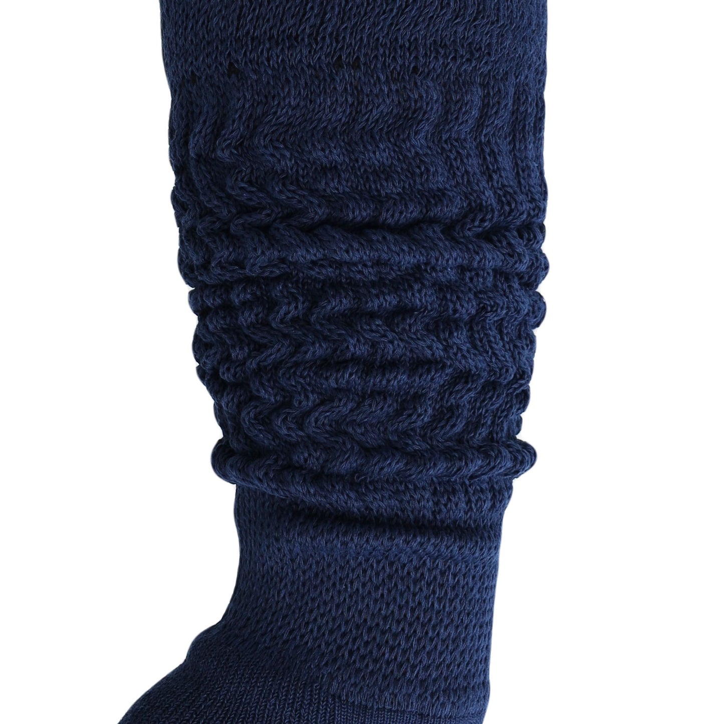 Slouch Socks for Women Extra Long Heavy Slouchy Scrunch Cotton Socks 1 Pair Shoe Size 5 to 10