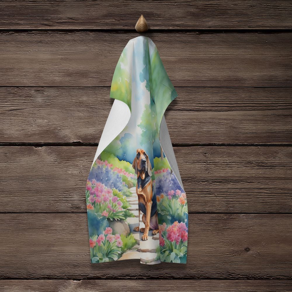 Bloodhound Spring Path Kitchen Towel Dish Cloths Guest Hand Towel Decorative Bathroom Towel for Face,Tea, Dishcloth, Kitchen and Bath