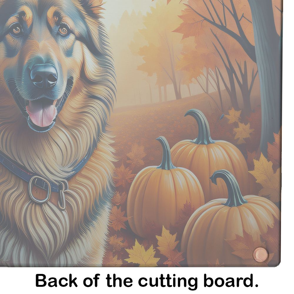 NEW Belgian Tervuren Fall Glass Cutting Board Decorative Tempered Glass Kitchen Cutting and Serving Board Large Size Chopping Board