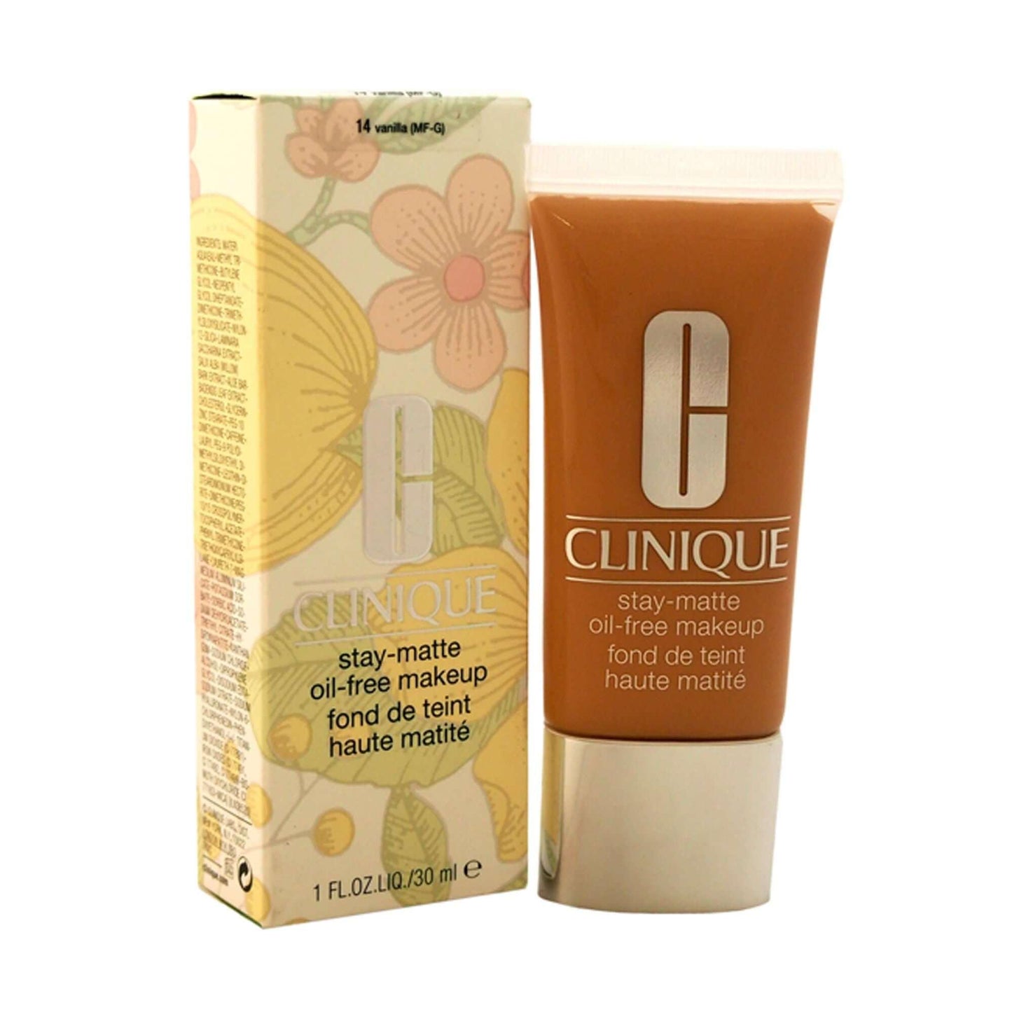 Stay-Matte Oil-Free Makeup - 14 Vanilla (MF-G) - Dry Combination To Oily by Clinique for Women - 1 oz Makeup - Clothes For Her Online Store