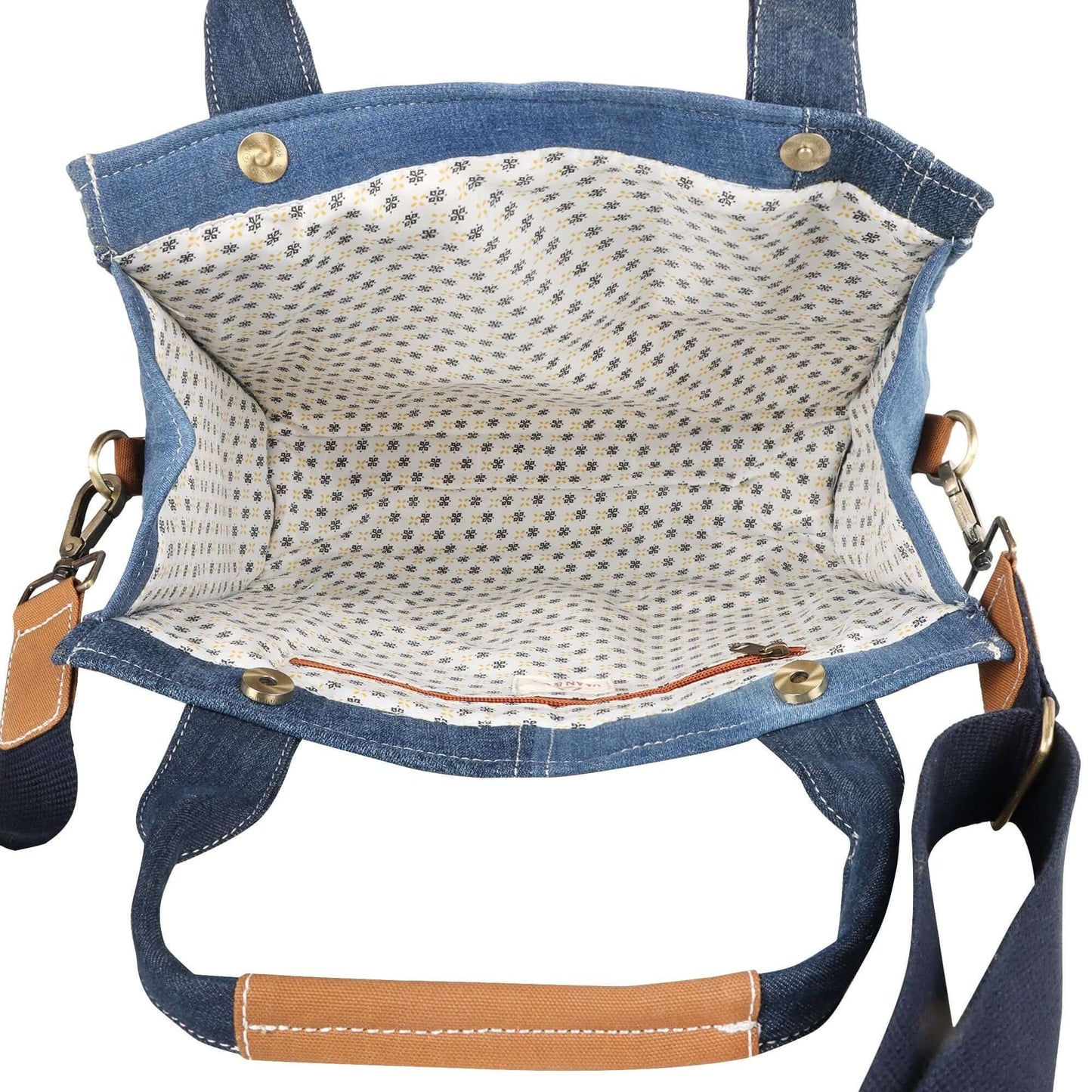 Helly Denim Crossbody W/ Handles