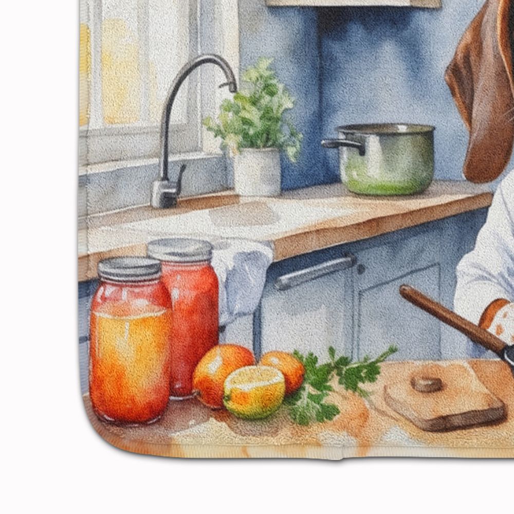 American English Coonhound The Chef Memory Foam Kitchen Mat Machine Washable Anti-Fatigue Mat Cushion Comfort Bath Mat or Kitchen Rug