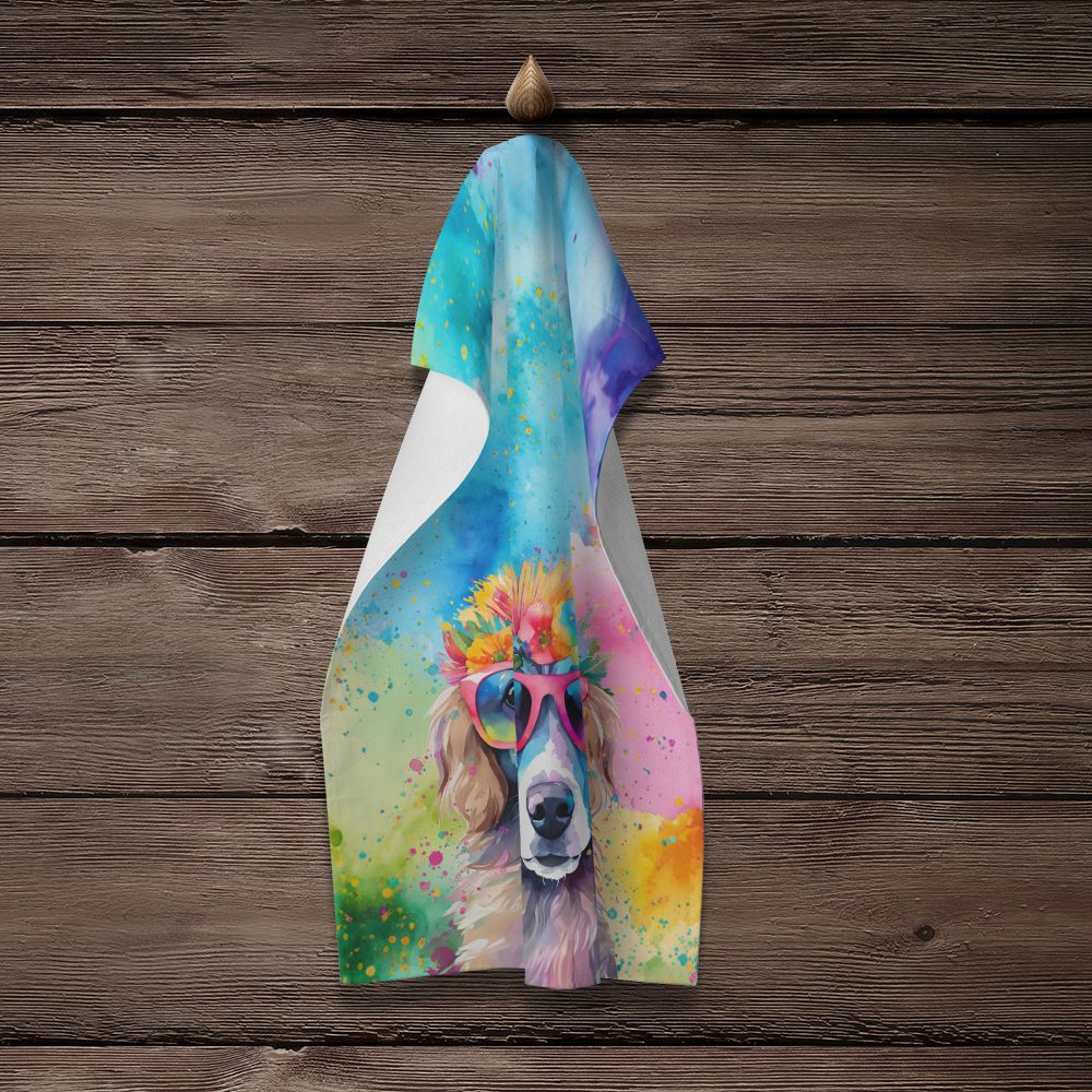 Poodle Hippie Dawg Kitchen Towel Dish Cloths Guest Hand Towel Decorative Bathroom Towel for Face,Tea, Dishcloth, Kitchen and Bath
