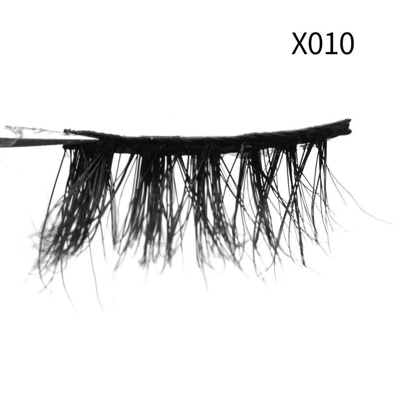 Nieuwe 1 Paar Mink Wimpers Gevleugelde Natuurlijke Lange Wimpers Piekerige Thicky Lash Handgemaakte Zwarte Wimper Half Lash Voor Wimper Extension - Clothes For Her Online Store