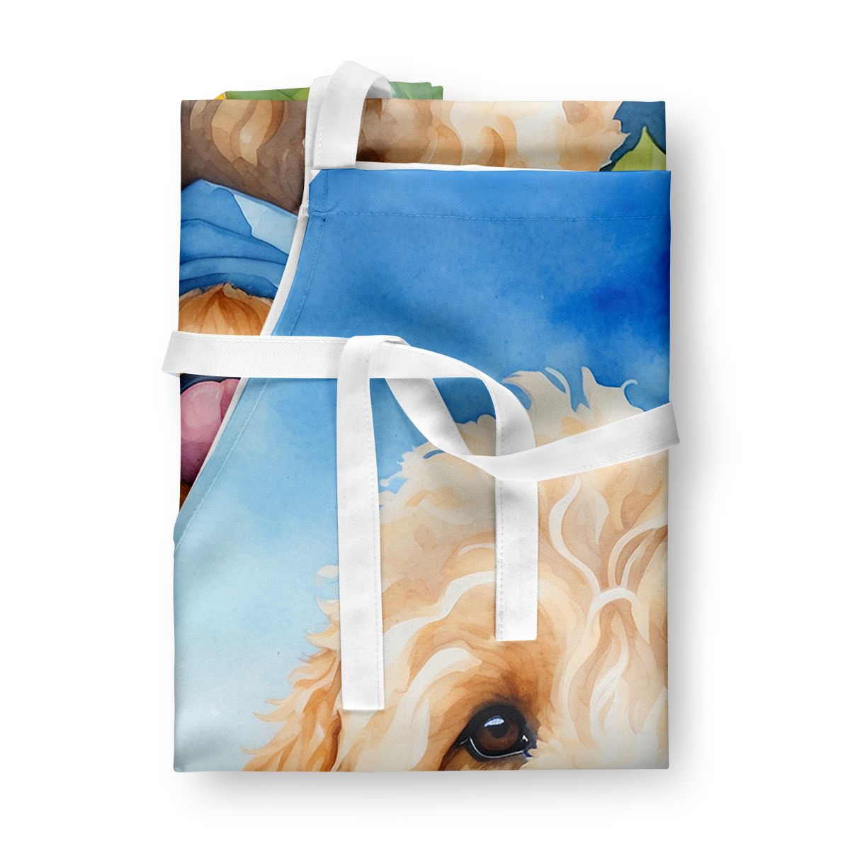 Goldendoodle in Sunflowers Apron Cooking Kitchen Server Baking Crafts Gardening for Adult Women Men, Unisex, Large, Multicolor