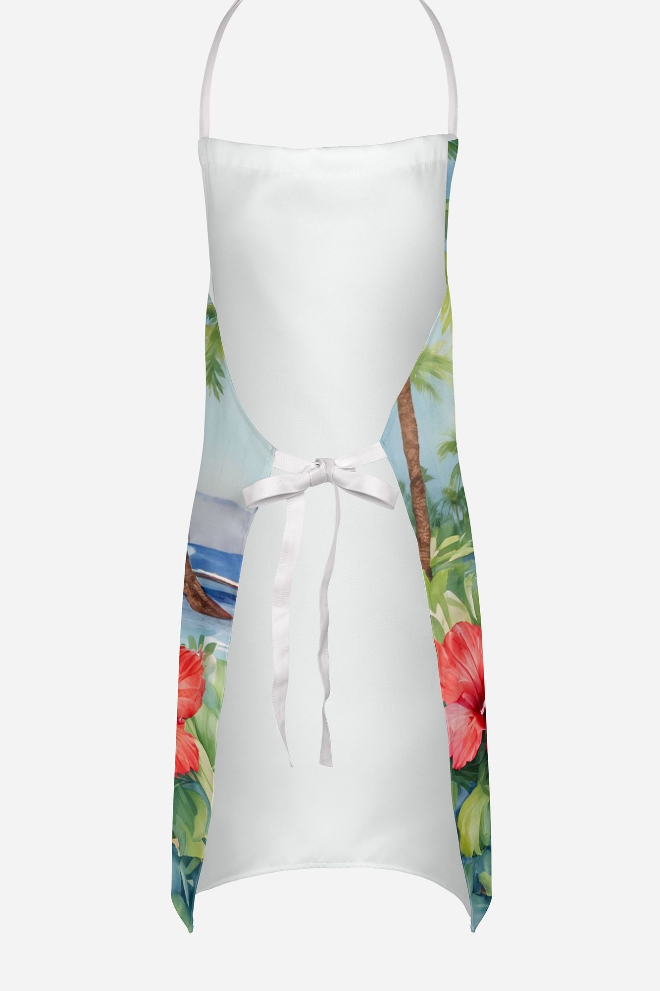 German Shorthaired Pointer Luau Apron Cooking Kitchen Server Baking Crafts Gardening for Adult Women Men, Unisex, Large, Multicolor