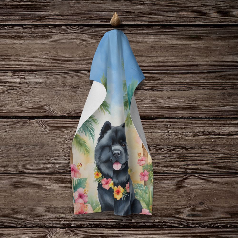 Chow Chow Luau Kitchen Towel Dish Cloths Guest Hand Towel Decorative Bathroom Towel for Face,Tea, Dishcloth, Kitchen and Bath