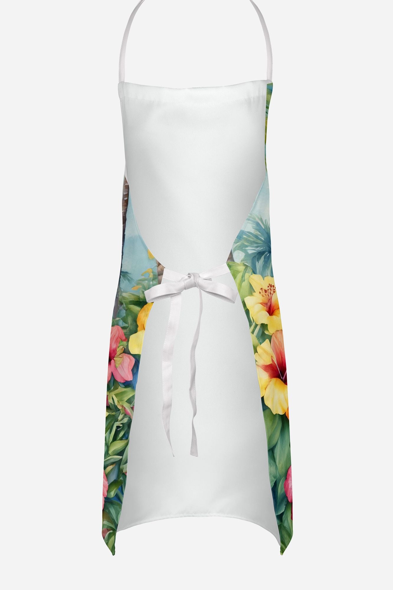 Boxer Luau Apron Cooking Kitchen Server Baking Crafts Gardening for Adult Women Men, Unisex, Large, Multicolor