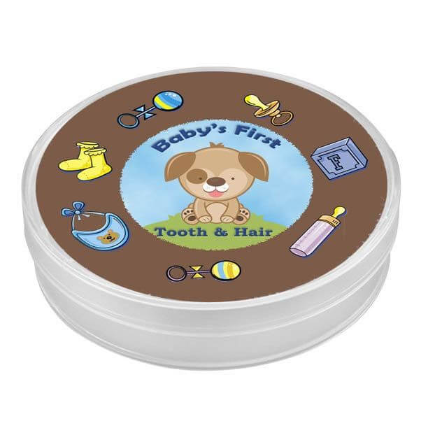 Puppy Love New Baby Gift Basket - Blue