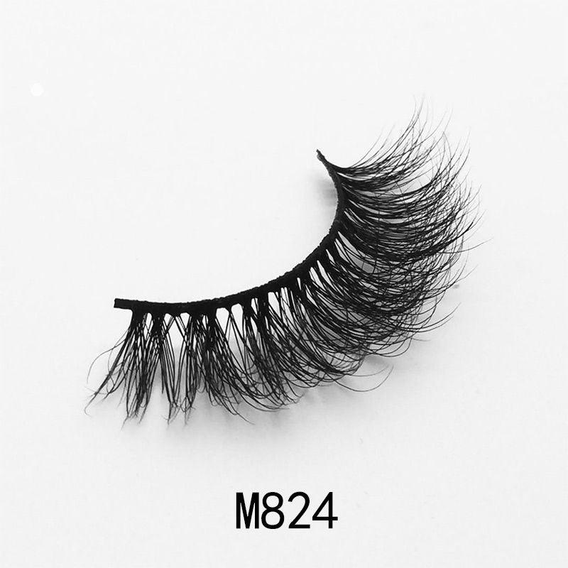 Nieuwe Handgemaakte Mink Wimpers 3D Krul Gevleugelde Natuurlijke Realistische Rommelig Einde Oog Langwerpige Dikke Valse Wimpers Soft Valse Wimpers - Clothes For Her Online Store