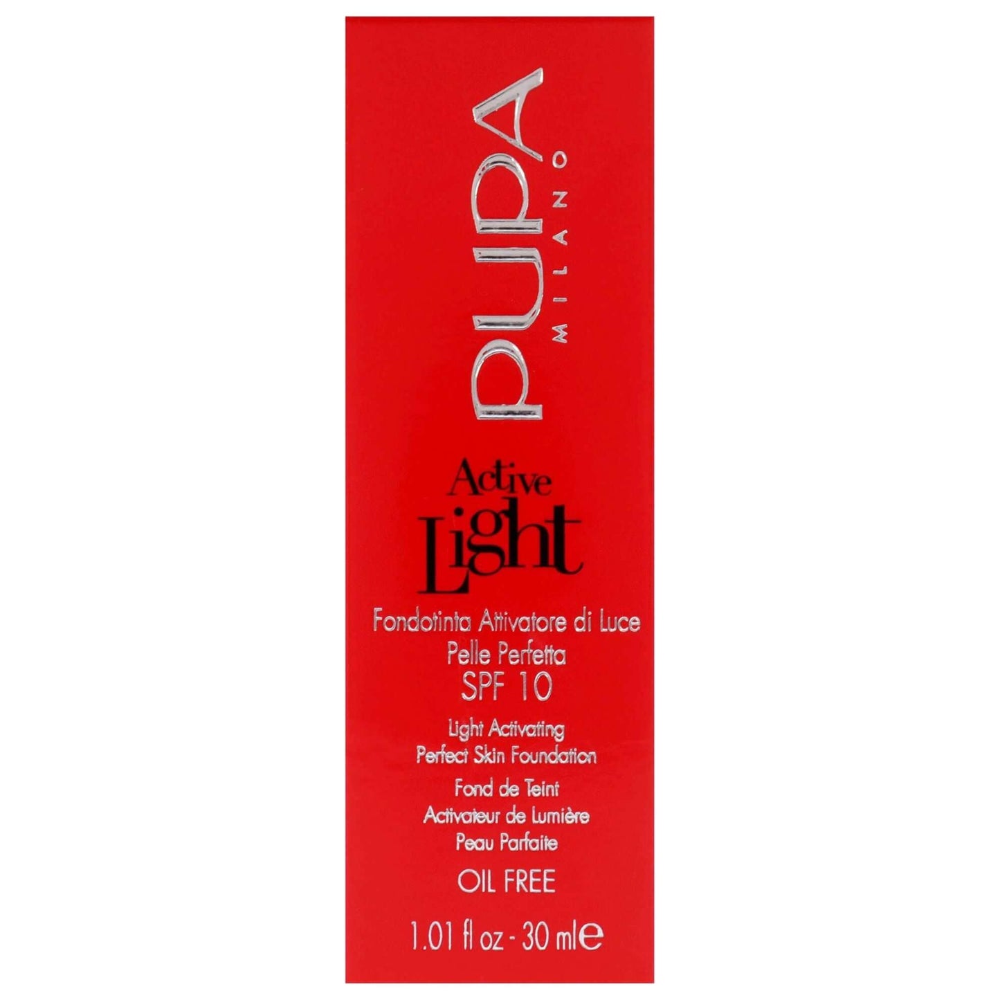 Active Light Perfect Skin Foundation SPF 10 - 030 Natural Beige by Pupa Milano for Women - 1.01 oz Foundation - Clothes For Her Online Store