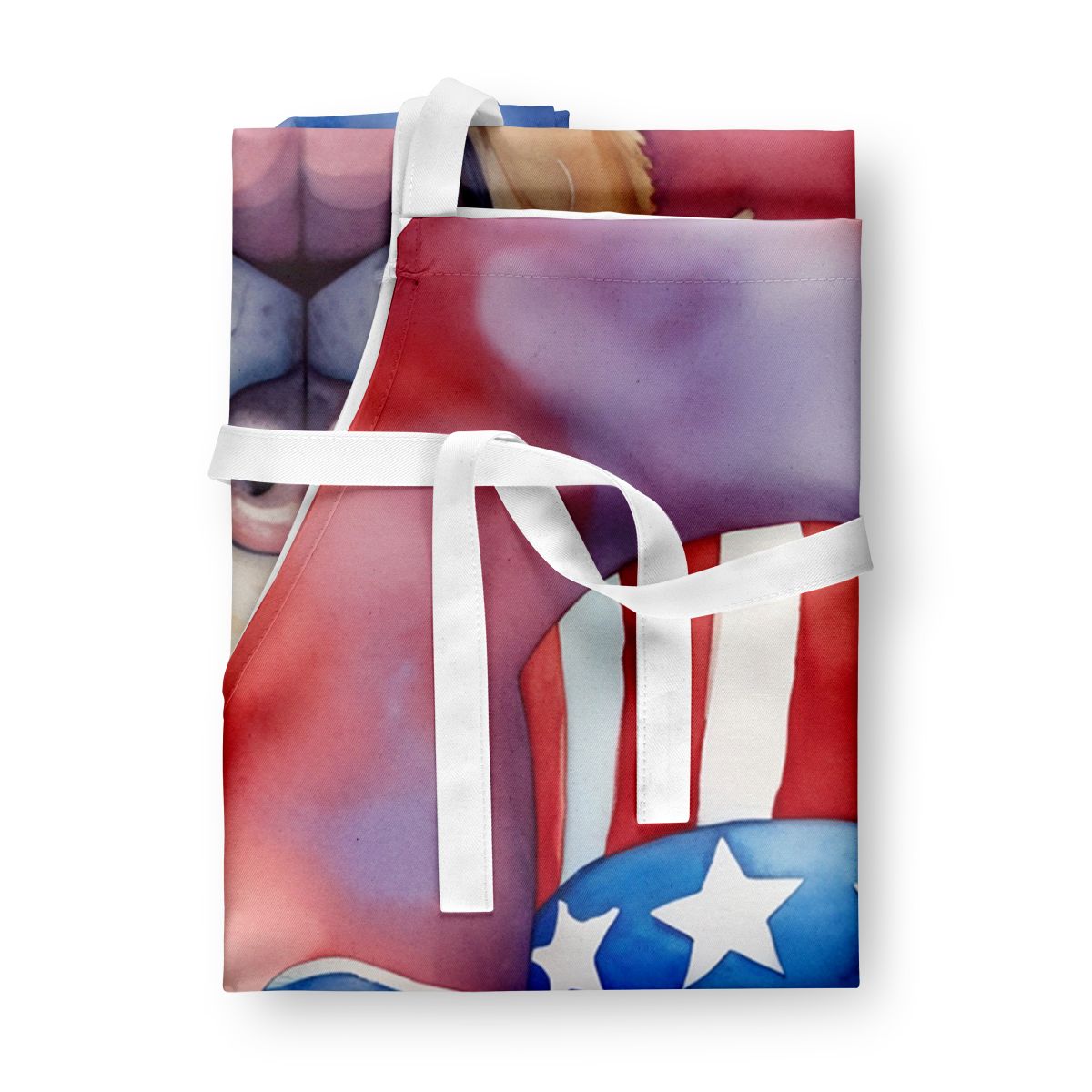 Labrador Retriever Patriotic American Apron Cooking Kitchen Server Baking Crafts Gardening for Adult Women Men, Unisex, Large, Multicolor