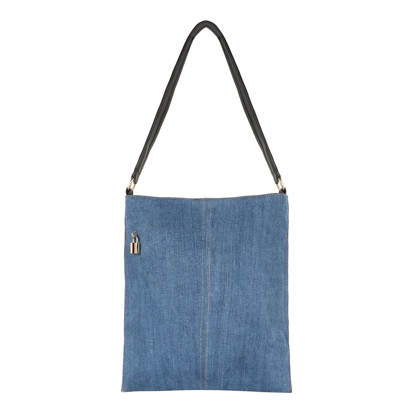 Lyla Patchwork Denim Hobo Bag