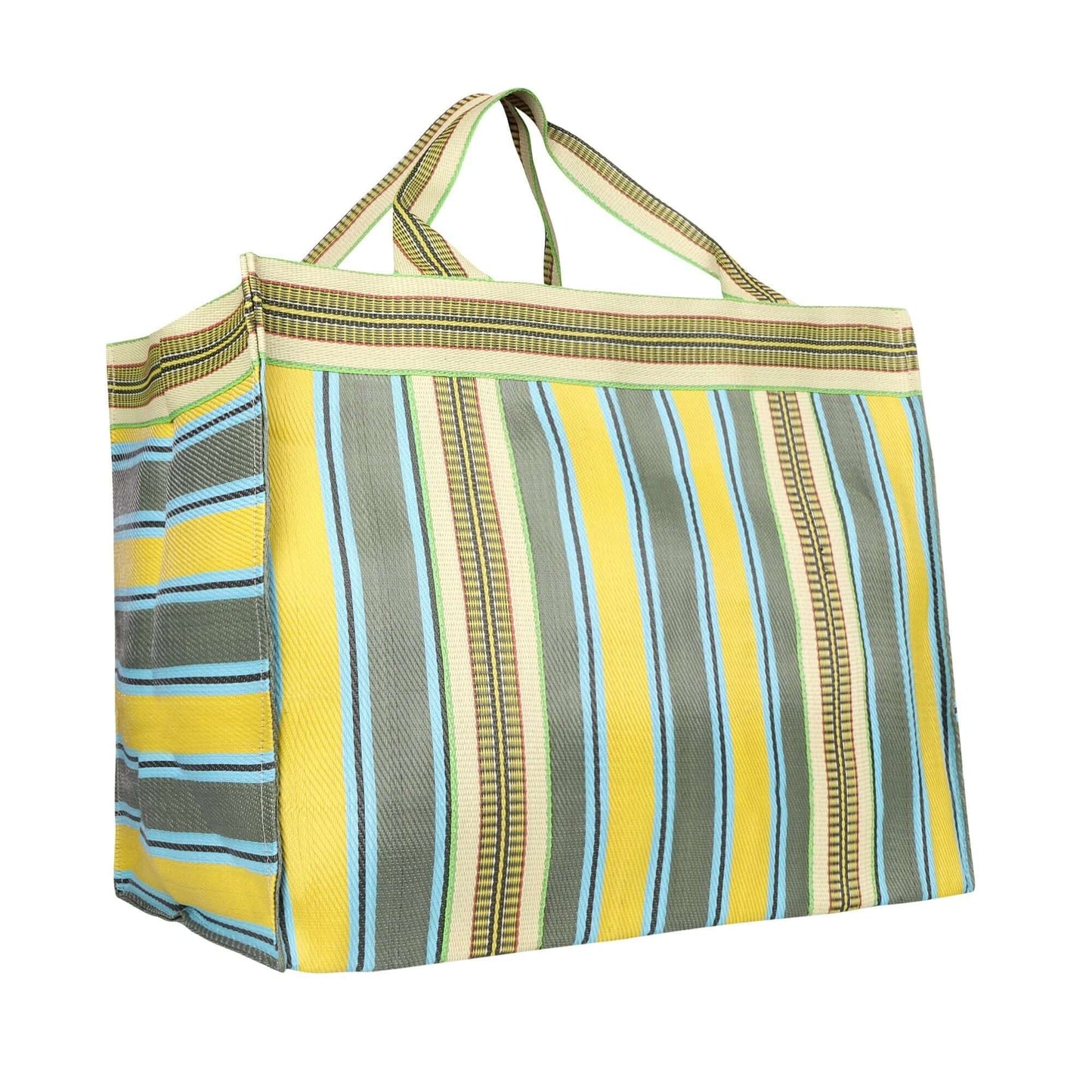 Isla Recyled Nylon XL Shopper Tote - Piña Haze Yl/Gr